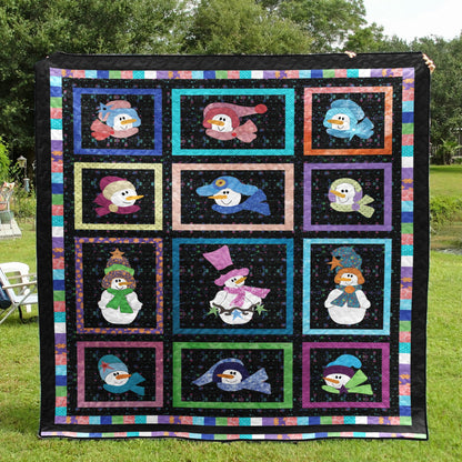 Christmas Snowman CLM0910052 Quilt Blanket