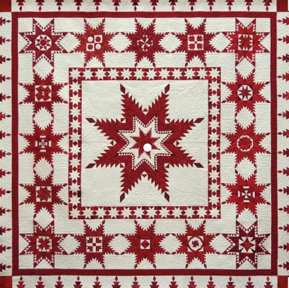 Christmas Star CLA1710110Q Quilt Blanket