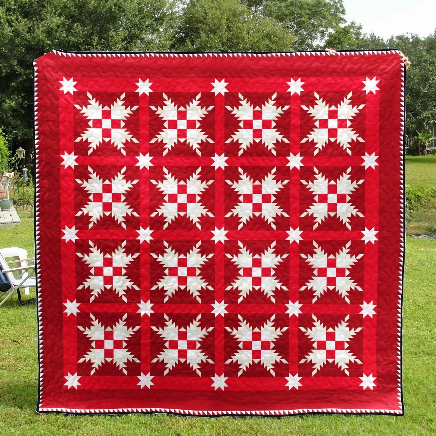 Christmas Star CLA2011331Q Quilt Blanket