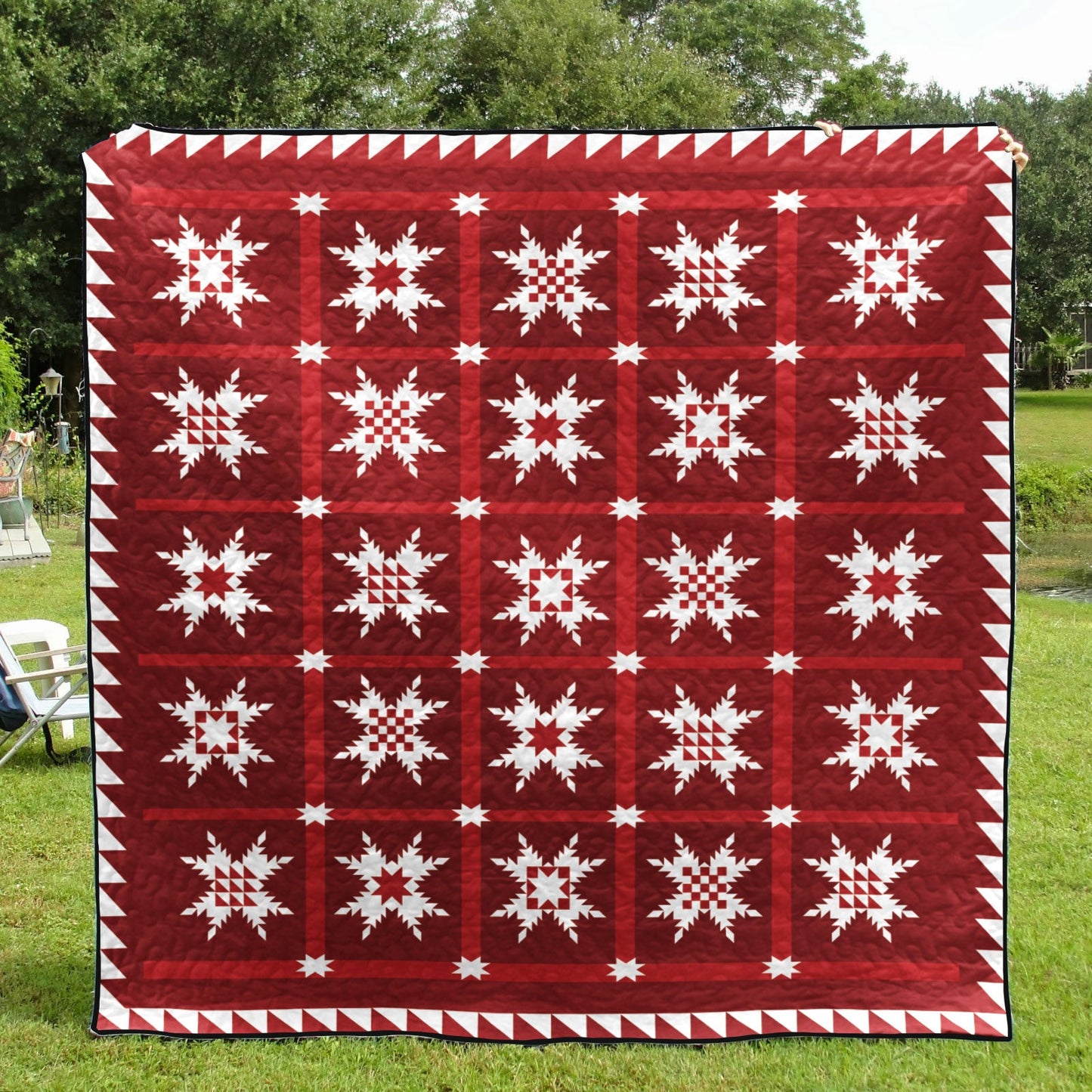 Christmas Star CLM0111082 Quilt Blanket