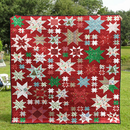 Christmas Star CLM0111085 Quilt Blanket