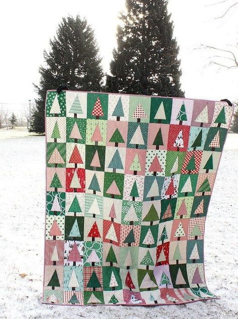 Christmas Tree CLA0411257Q Quilt Blanket