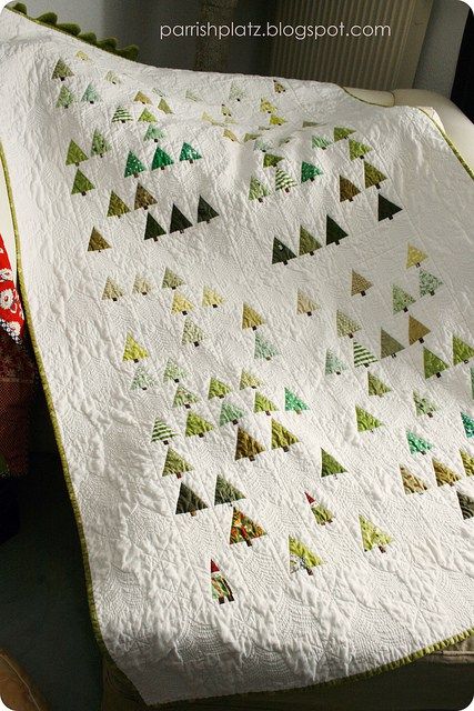 Christmas Tree CLA0710249Q Quilt Blanket