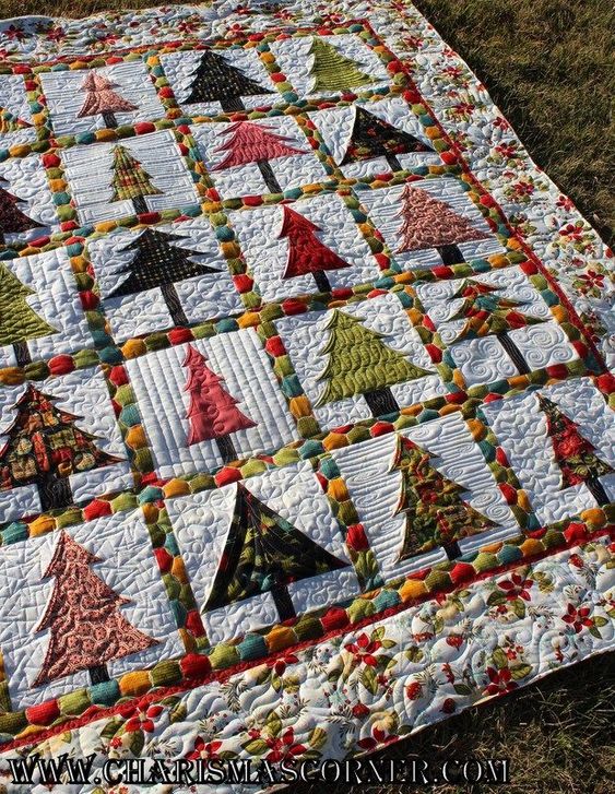 Christmas Tree CLA0711197Q Quilt Blanket