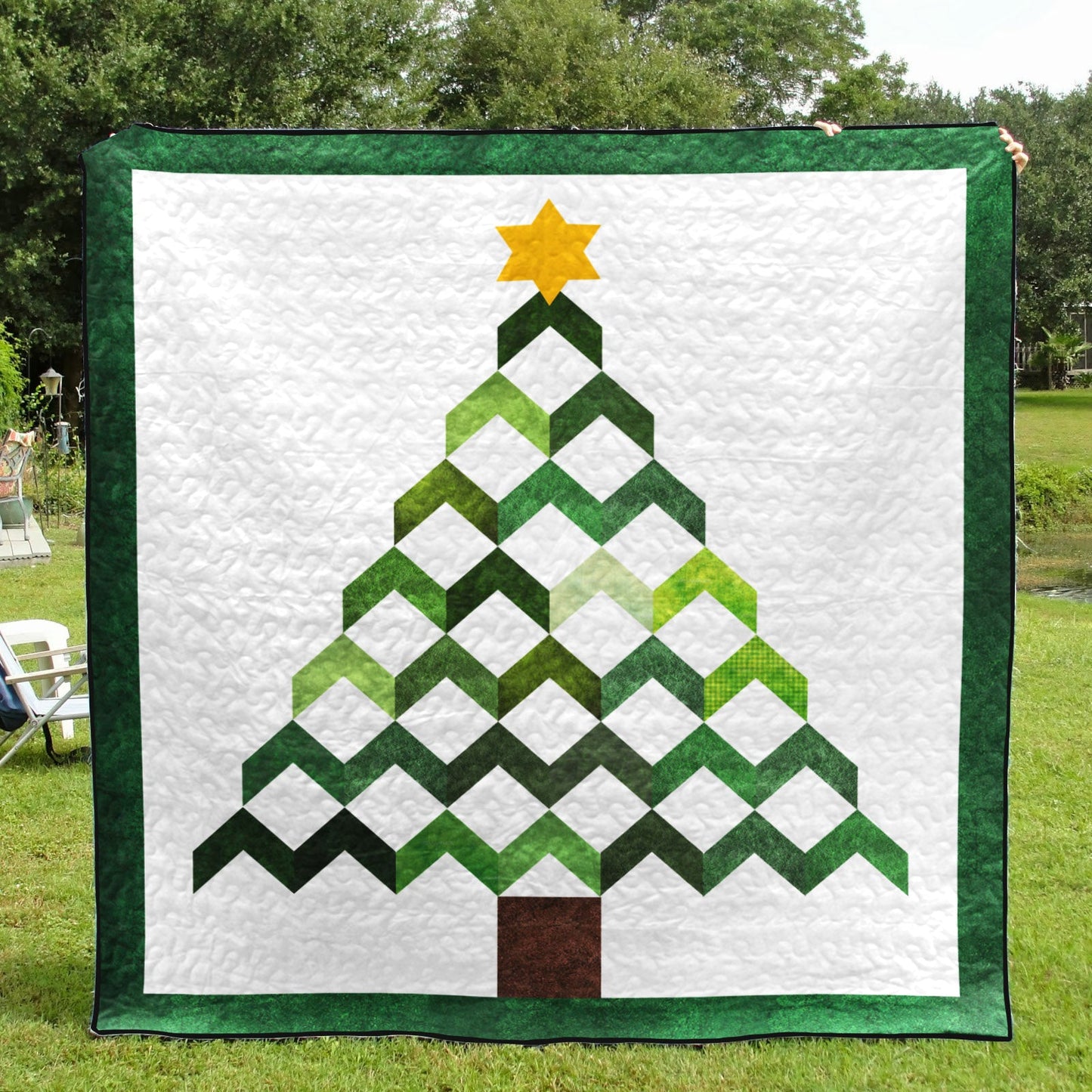 Christmas Tree CLA0810001qb Quilt Blanket