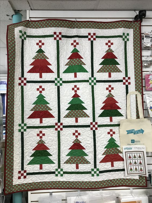 Christmas Tree CLA0910150Q Quilt Blanket