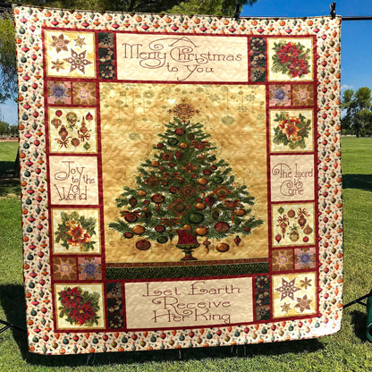 Christmas Tree CLA1110181Q Quilt Blanket