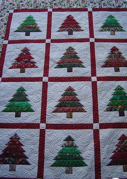 Christmas Tree CLA1810163Q Quilt Blanket