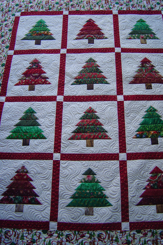 Christmas Tree CLA25110263Q Quilt Blanket