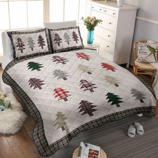 Christmas Tree CLA2709080B  Quilt Bedding Set