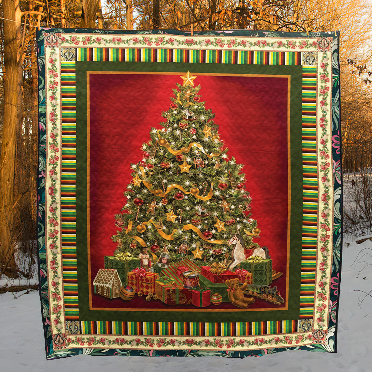 Christmas Tree CLM0611175 Quilt Blanket