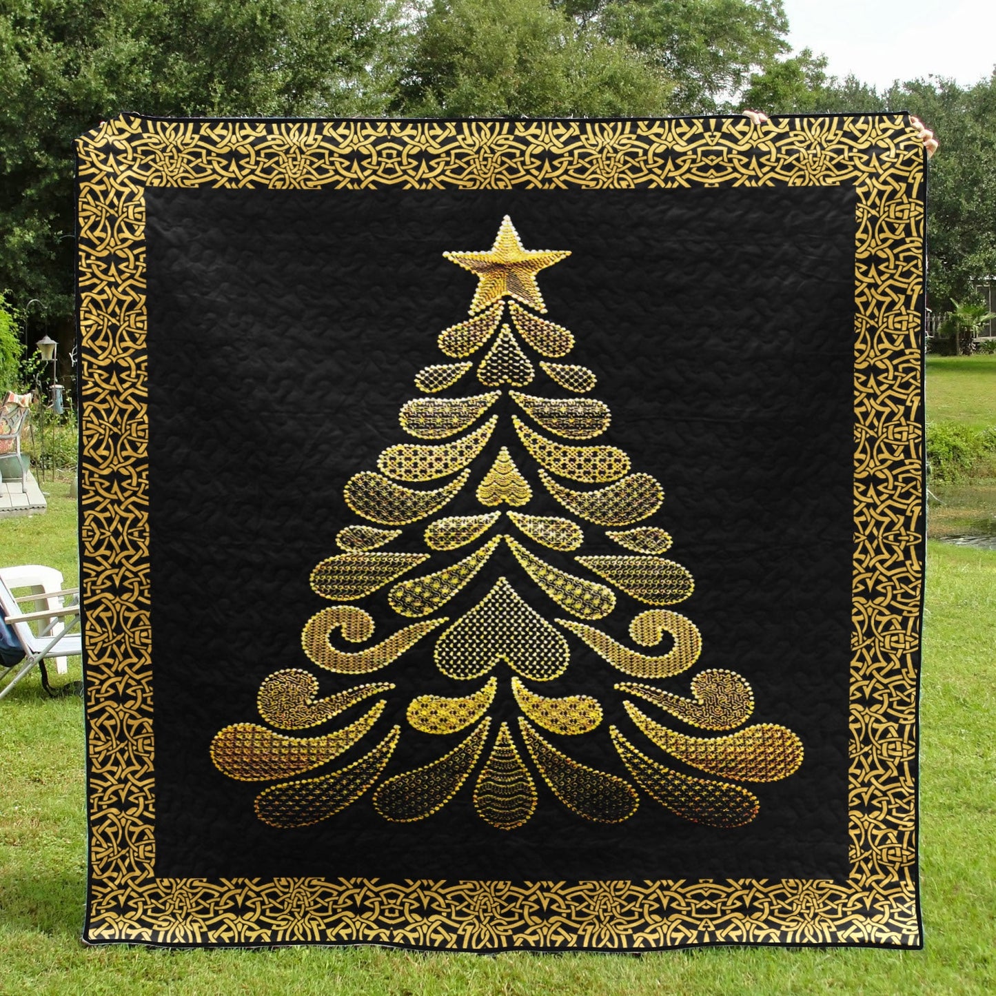 Christmas Tree CLM30110330Q Quilt Blanket