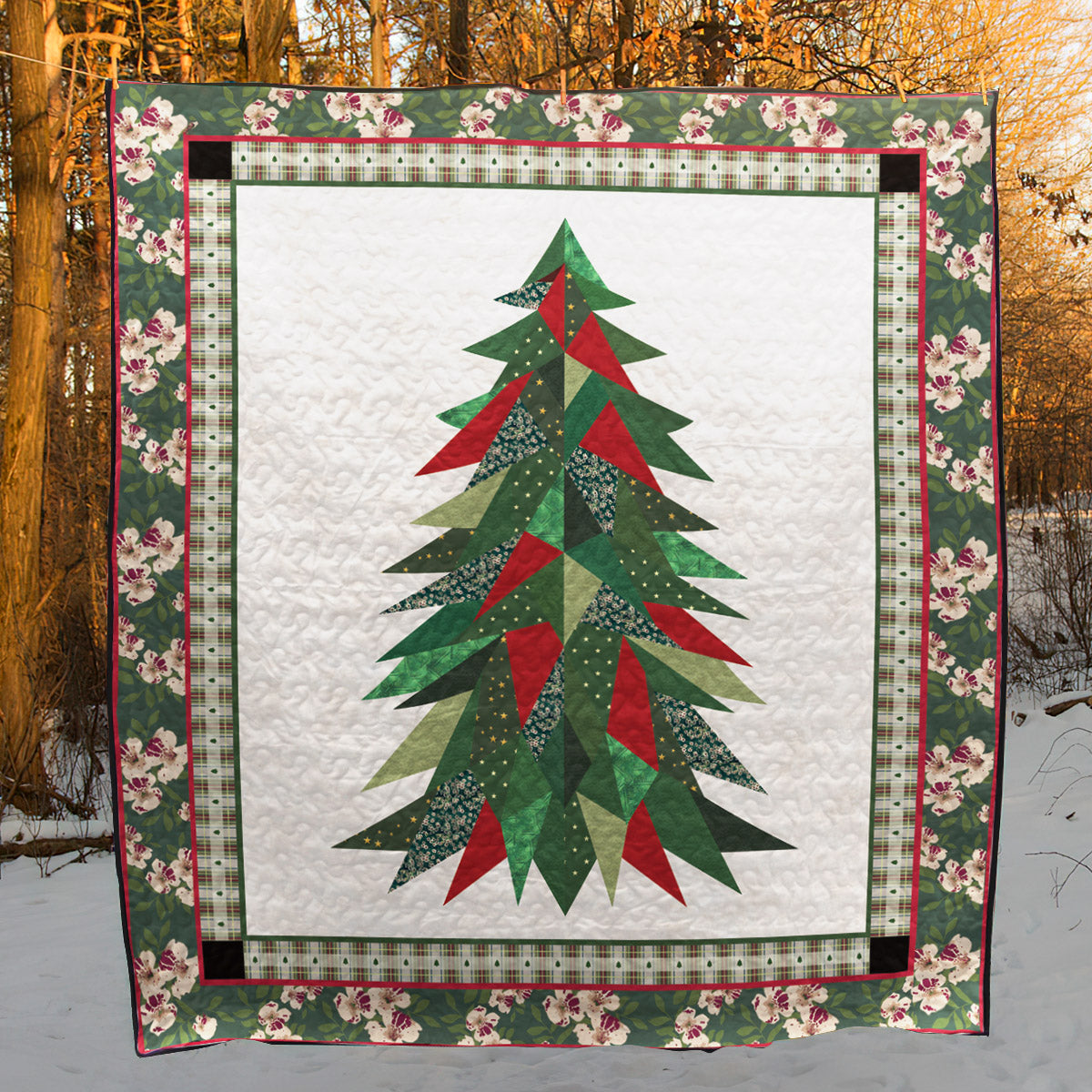 Christmas Tree CLT0111101H Quilt Blanket