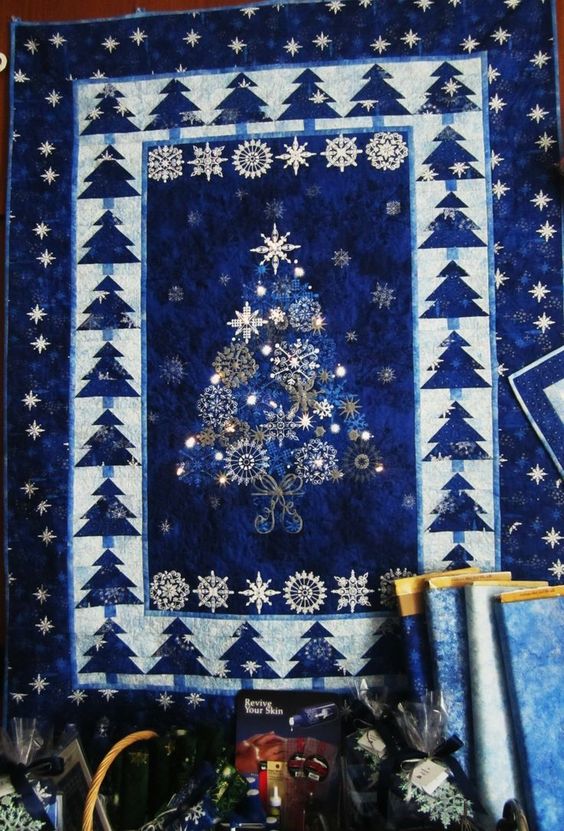 Christmas Tree Christmas Light CLP1111105Q Quilt Blanket