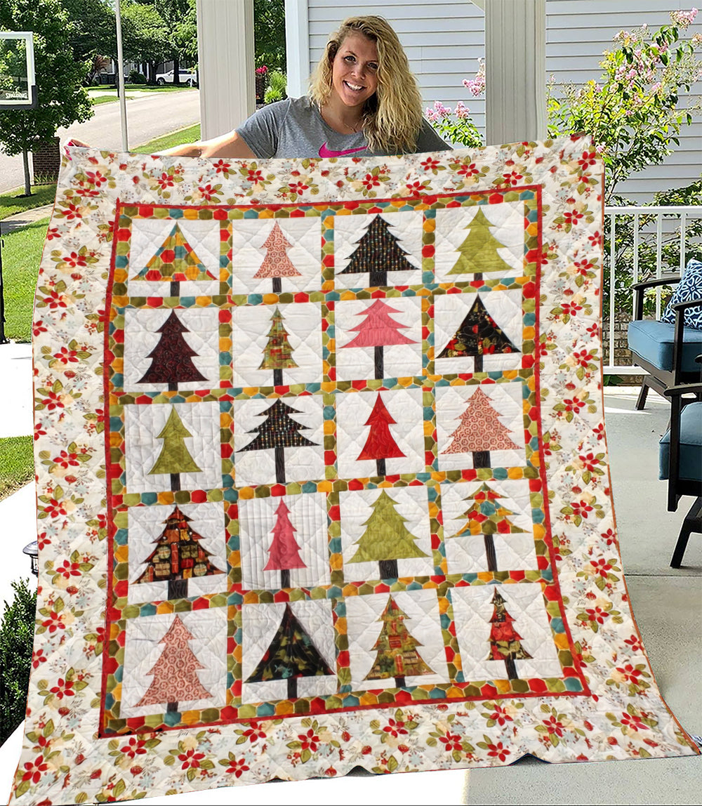 Christmas Tree Quilt Blanket TM281001