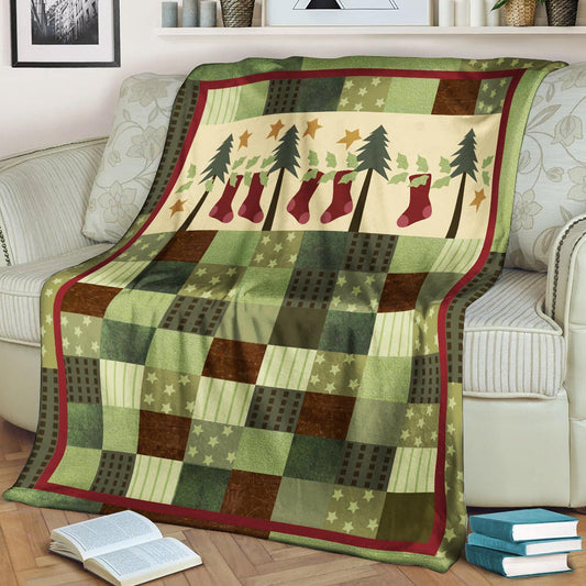 Christmas BL170823F Sherpa Fleece Blanket