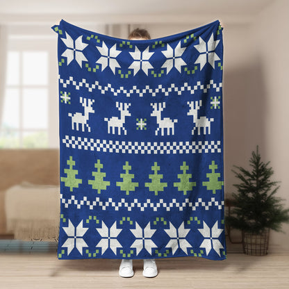 Christmas BL170824F Sherpa Fleece Blanket