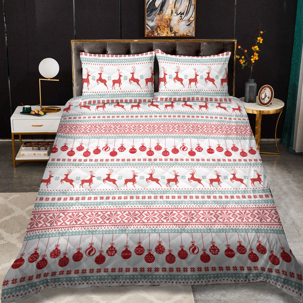 Christmas CLA1612479B Quilt Bedding Set
