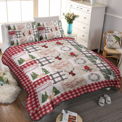 Christmas CLA2809184B Quilt Bedding Set