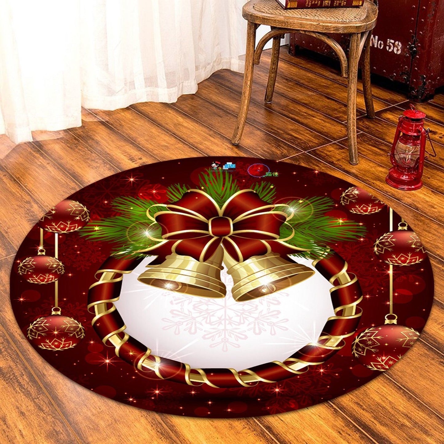 Christmas CLM151002TM Round Area Rug