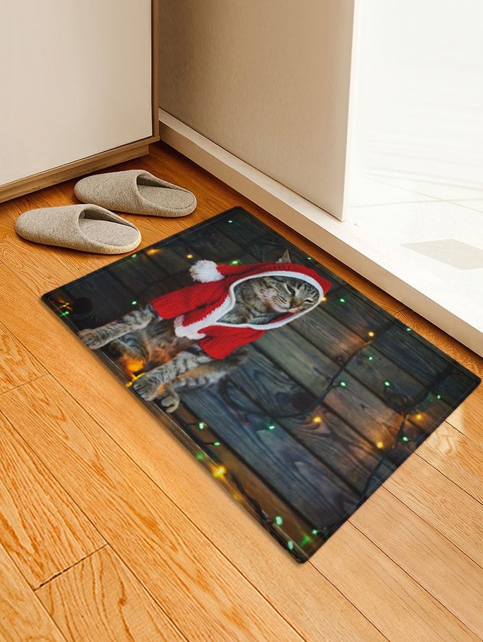 Christmas Cat CLH091048D Non-slip Door mats