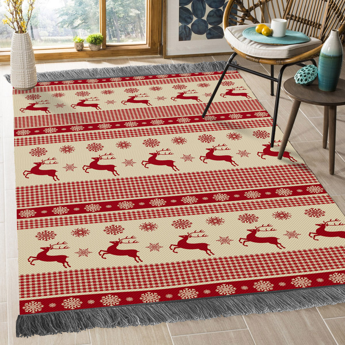 Christmas DN2109057O Decorative Floor-cloth