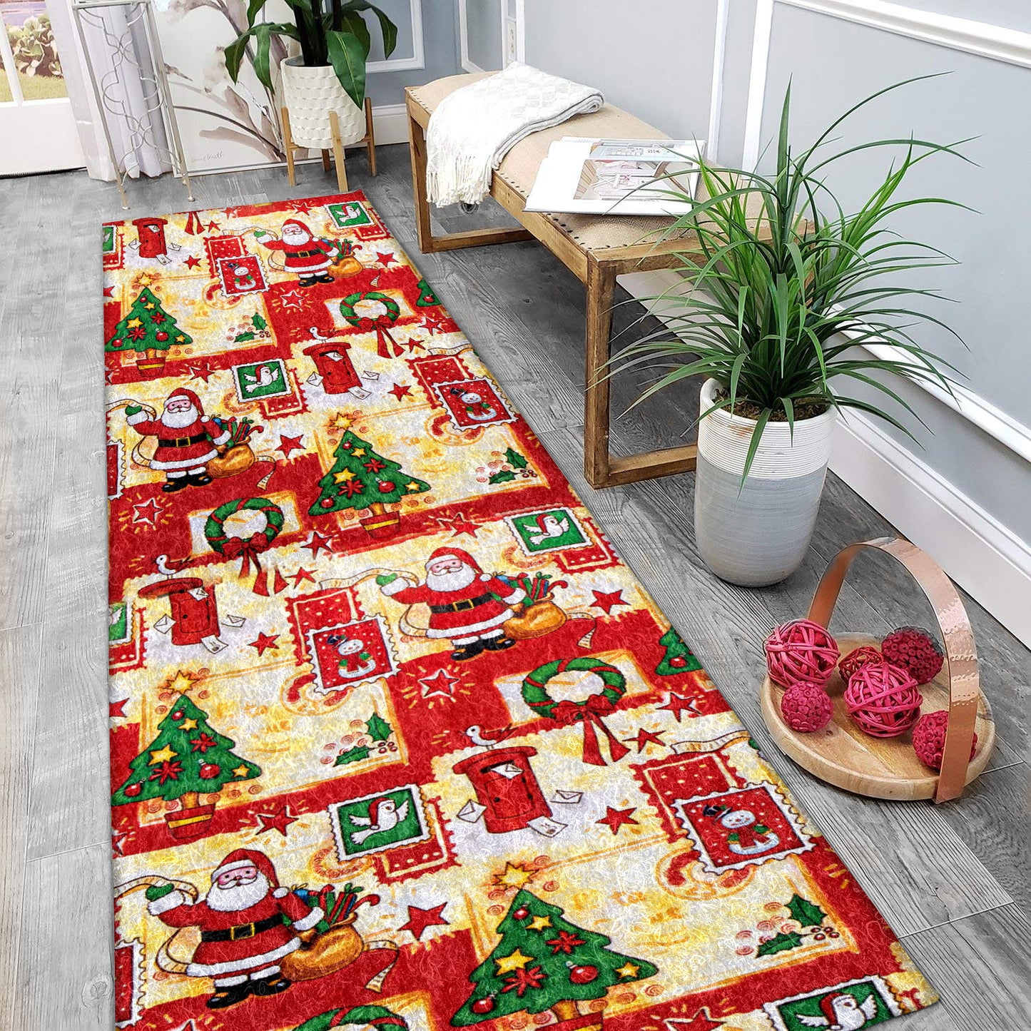Christmas DT0611001N Runner Rug