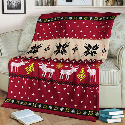 Christmas Deer CLA190824 Sherpa Fleece Blanket