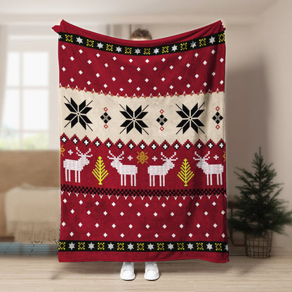 Christmas Deer CLA190824 Sherpa Fleece Blanket