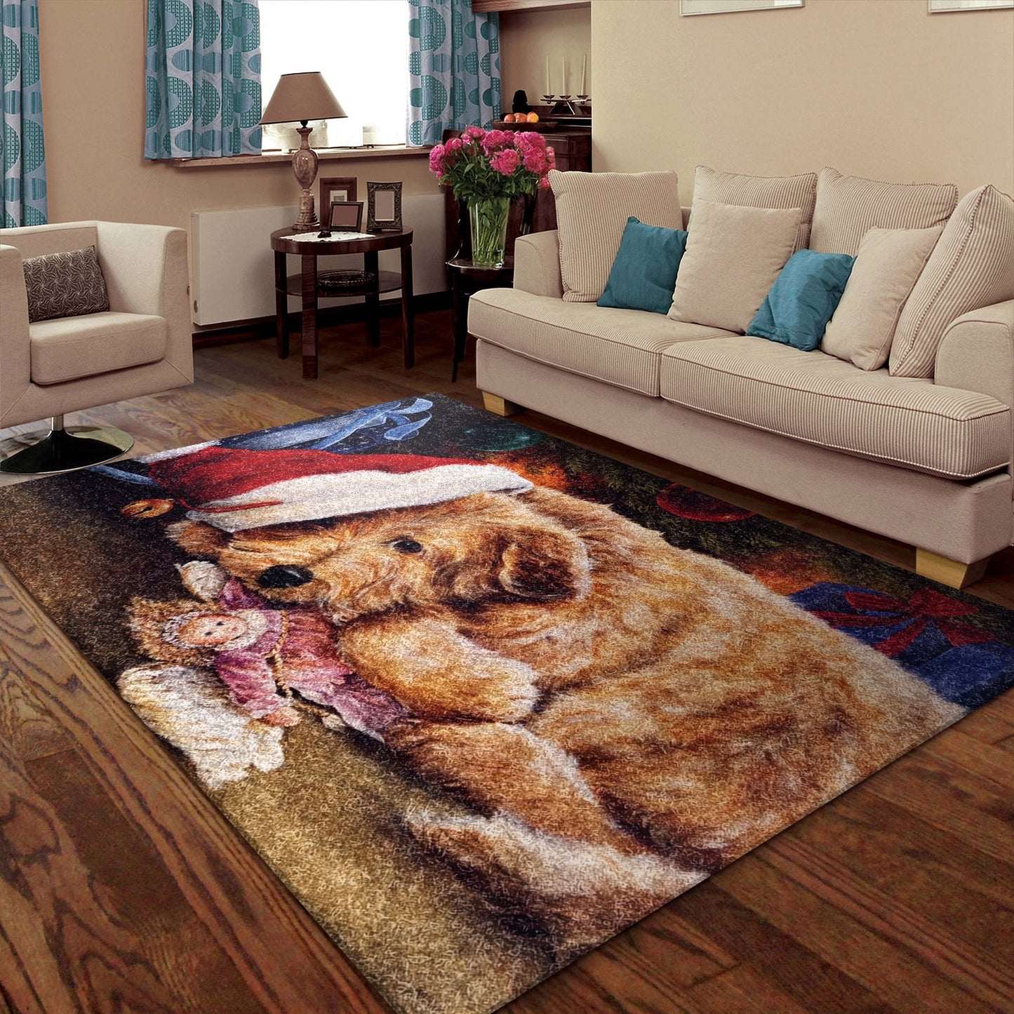 Christmas Dog AA1810046M Rug