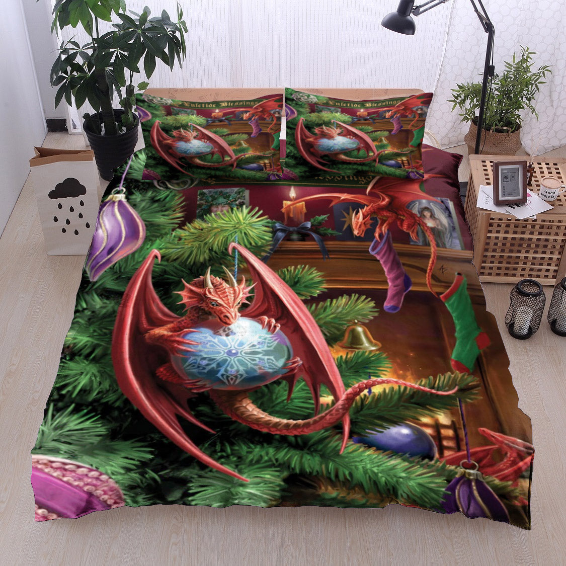 Christmas Dragons HN07110050B Bedding Sets