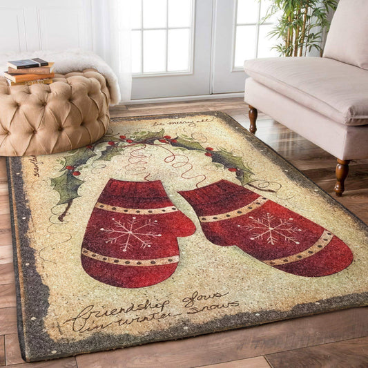 Christmas Gloves Vintage DV0211077R Rug