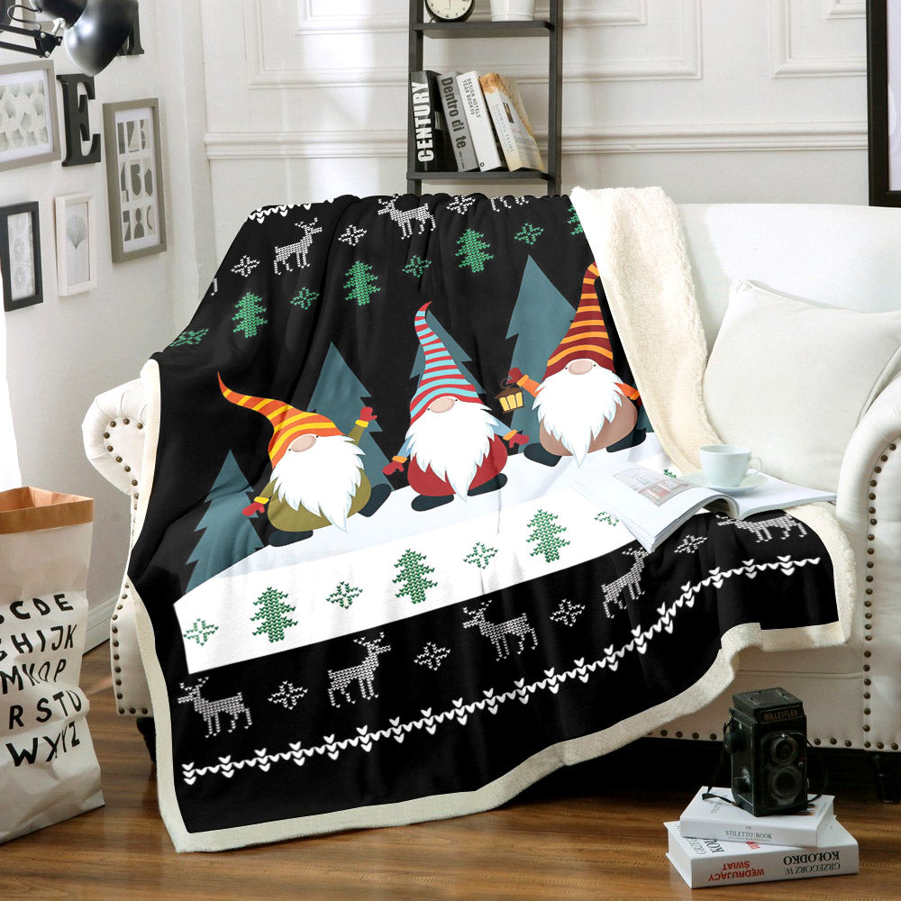 Christmas Gnome NN0211027TT Sherpa Fleece Blanket