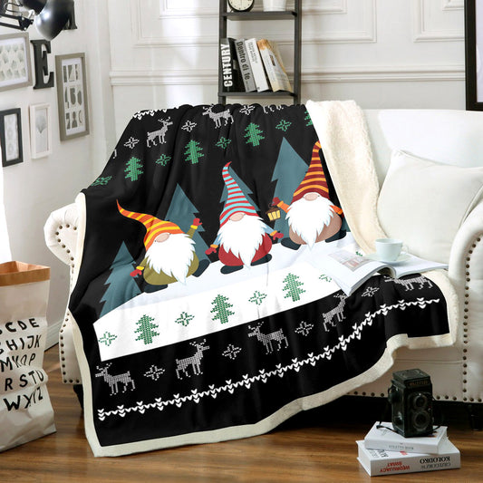 Christmas Gnome NN0211027TT Sherpa Fleece Blanket
