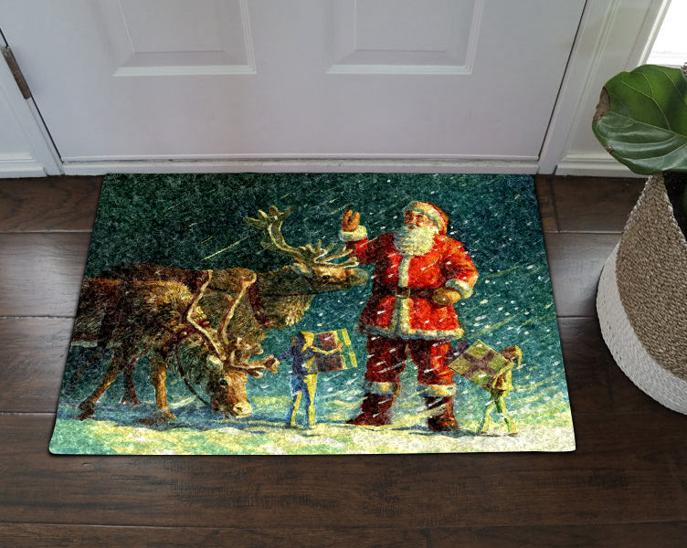 Christmas HN080915MDD Non-slip Door mats