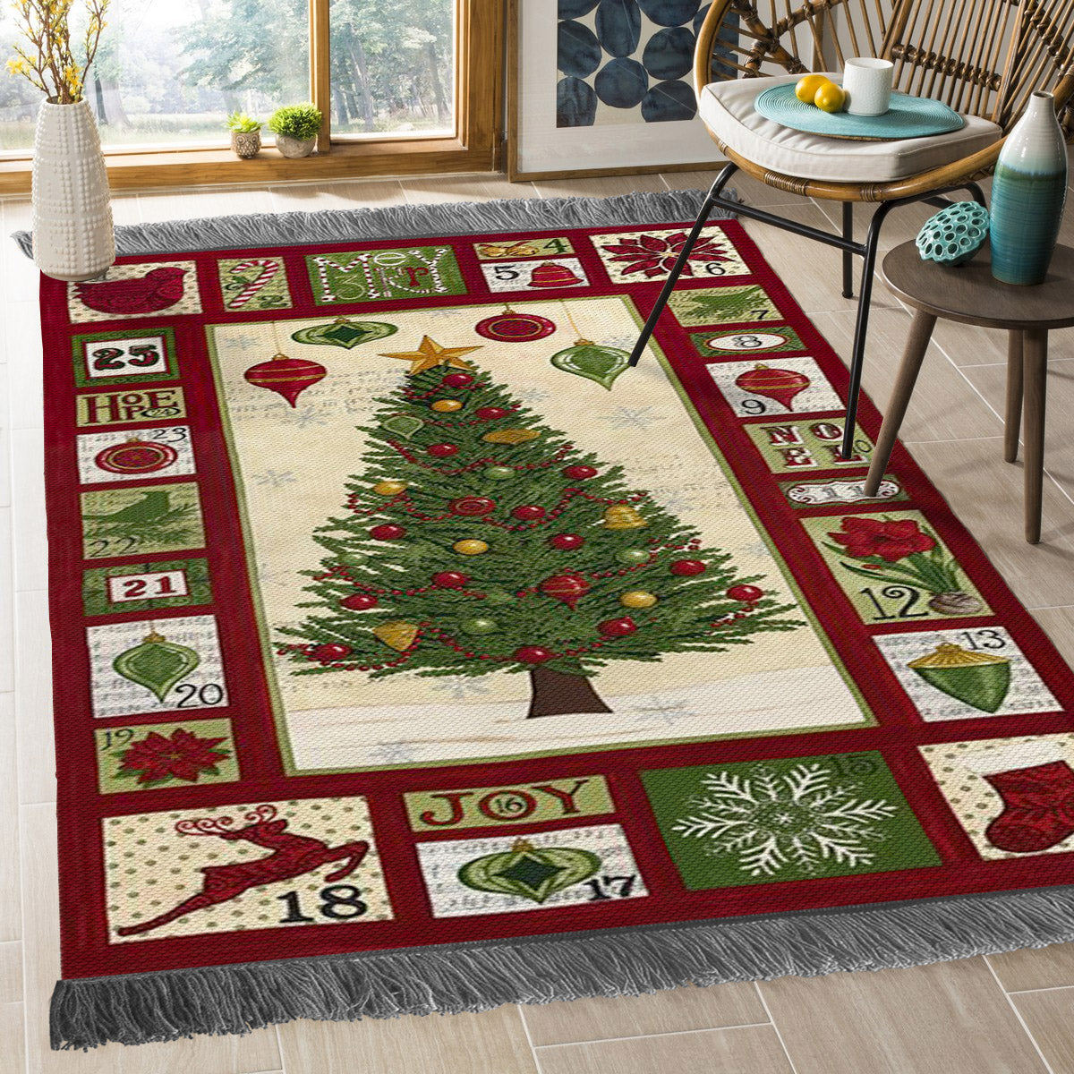 Christmas HN1510055O Decorative Floor-cloth