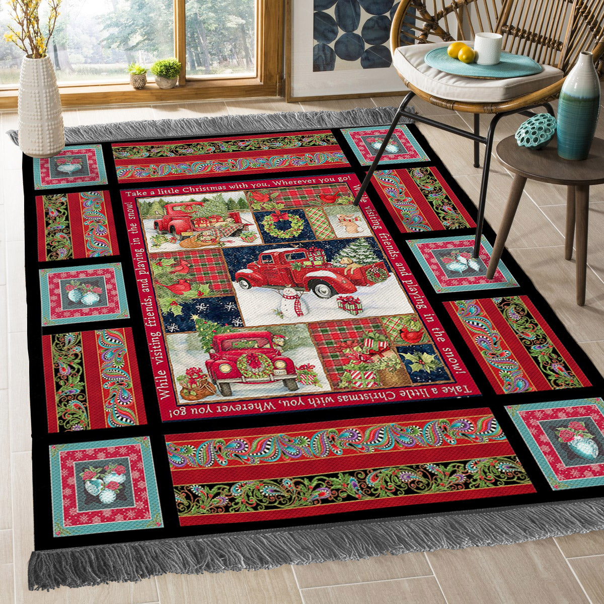 Christmas HN1610081O Decorative Floor-cloth