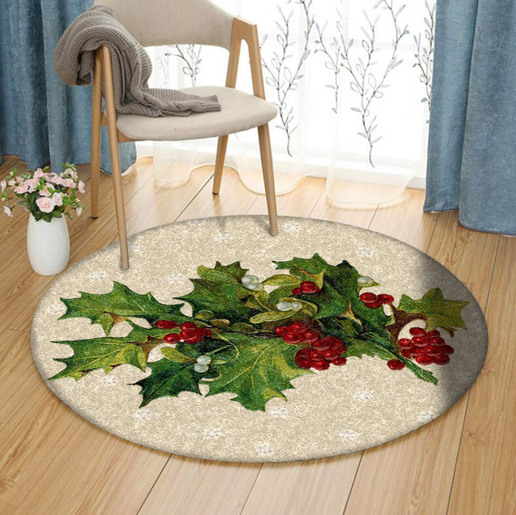 Christmas HN2410177RR Round Area Rug