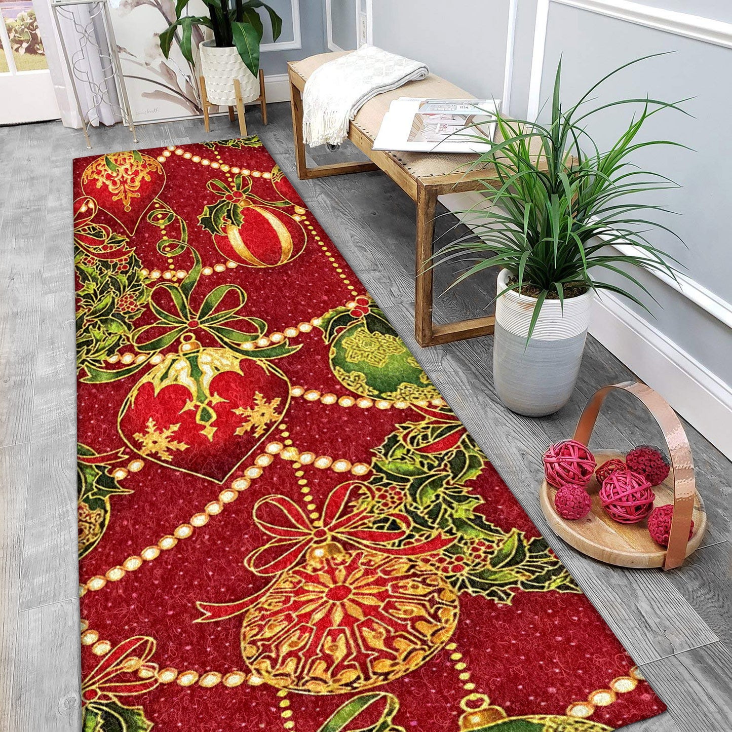 Christmas HT1911013R Runner Rug