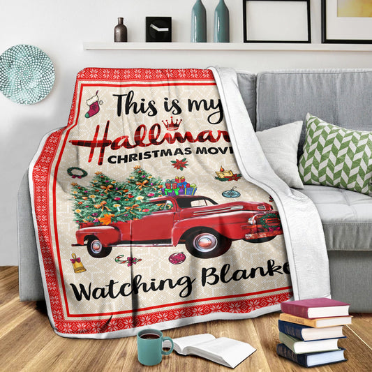 Christmas Movies Watchin CLM1012166S Sherpa Fleece Blanket