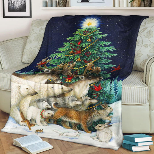 Christmas NT080943F Sherpa Fleece Blanket