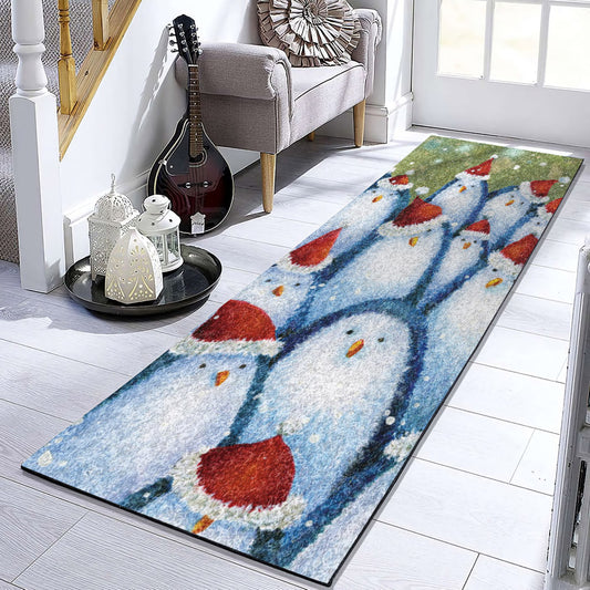 Christmas Penguin DN0211138RU Runner Rug