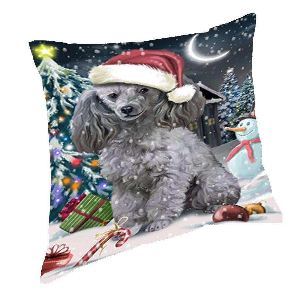 Christmas Poodle Dog CL18111986MDP Throw Pillow Covers