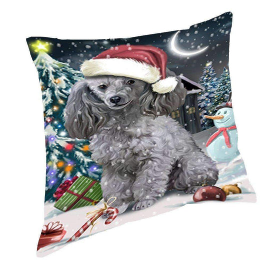 Christmas Poodle Dog CL18111986MDP Throw Pillow Covers