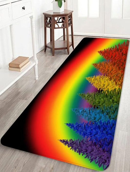 Christmas Rainbow Tree CLA0510067RU Runner Rug