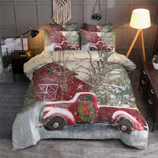 Christmas Red Truck CG3011012T Duvet Cover Bedding Sets