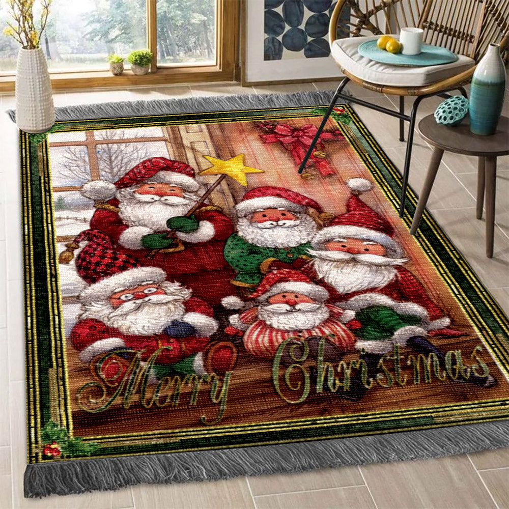 Christmas Santa Claus CG1710031F Decorative Floor-cloth