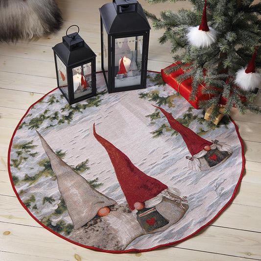 Christmas Santa Claus CLM1910035TM Round Area Rug