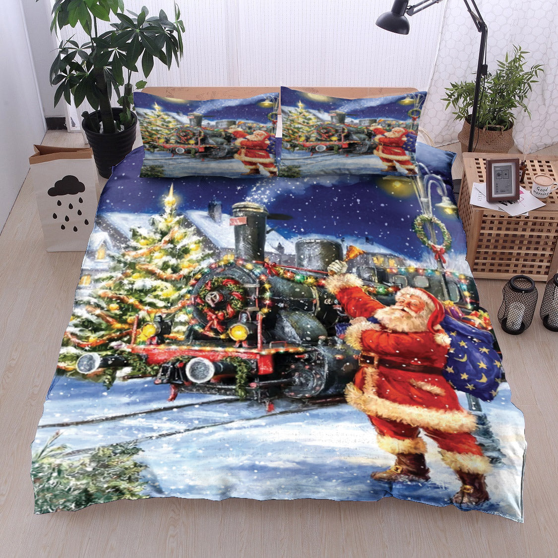 Christmas Santa Claus Train BT0111102B Bedding Sets