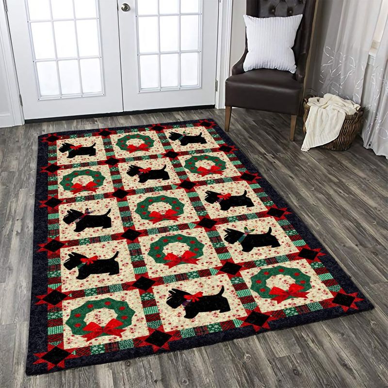 Christmas Scottish Terrier CLM3010067M Rug